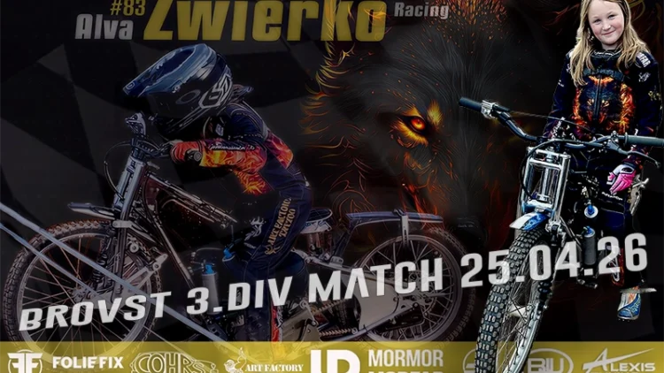 Alva kører sin første 3. divisionsmatch i Brovst