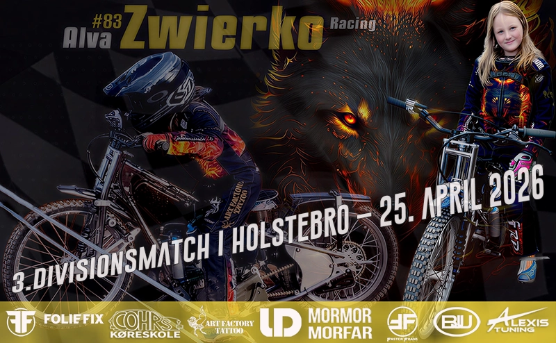 Divisionsmatch i Holstebro speedway klub – 25. april 2026